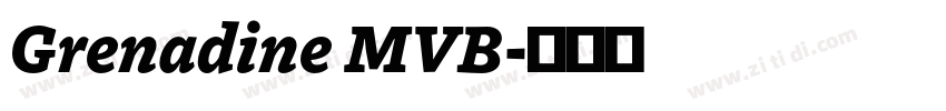 Grenadine MVB字体转换